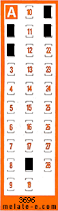 Volante ganador del sorteo 3696 de Chispazo