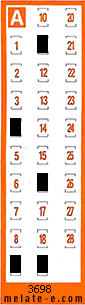 Volante ganador del sorteo 3698 de Chispazo