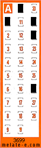Volante ganador del sorteo 3699 de Chispazo