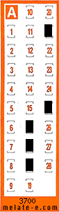 Volante ganador del sorteo 3700 de Chispazo