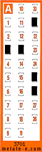 Volante ganador del sorteo 3701 de Chispazo