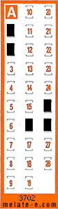 Volante ganador del sorteo 3702 de Chispazo