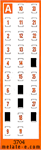 Volante ganador del sorteo 3704 de Chispazo
