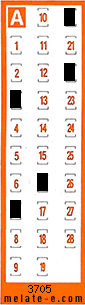 Volante ganador del sorteo 3705 de Chispazo