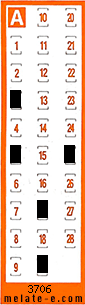 Volante ganador del sorteo 3706 de Chispazo