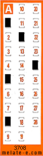 Volante ganador del sorteo 3708 de Chispazo