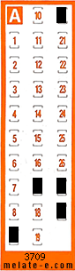 Volante ganador del sorteo 3709 de Chispazo