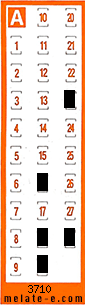 Volante ganador del sorteo 3710 de Chispazo