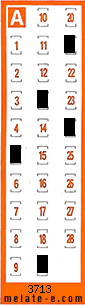 Volante ganador del sorteo 3713 de Chispazo