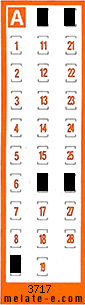 Volante ganador del sorteo 3717 de Chispazo