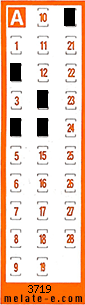 Volante ganador del sorteo 3719 de Chispazo