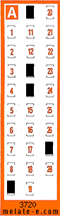 Volante ganador del sorteo 3720 de Chispazo