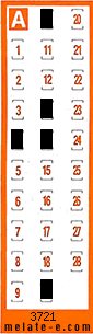 Volante ganador del sorteo 3721 de Chispazo