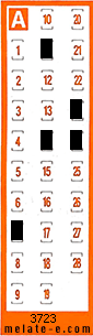 Volante ganador del sorteo 3723 de Chispazo