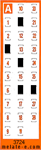 Volante ganador del sorteo 3724 de Chispazo