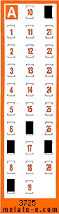 Volante ganador del sorteo 3725 de Chispazo