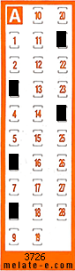 Volante ganador del sorteo 3726 de Chispazo