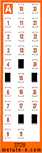Volante ganador del sorteo 3728 de Chispazo