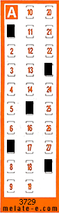 Volante ganador del sorteo 3729 de Chispazo