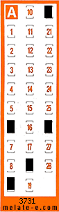 Volante ganador del sorteo 3731 de Chispazo