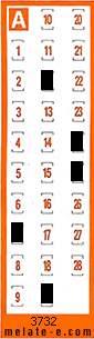 Volante ganador del sorteo 3732 de Chispazo