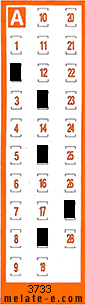 Volante ganador del sorteo 3733 de Chispazo