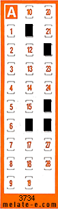 Volante ganador del sorteo 3734 de Chispazo