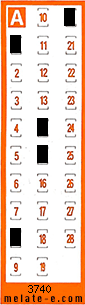 Volante ganador del sorteo 3740 de Chispazo