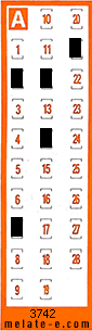 Volante ganador del sorteo 3742 de Chispazo
