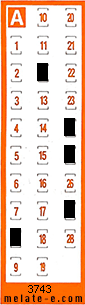 Volante ganador del sorteo 3743 de Chispazo