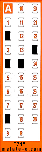 Volante ganador del sorteo 3745 de Chispazo