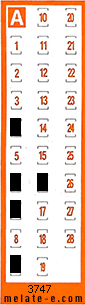 Volante ganador del sorteo 3747 de Chispazo