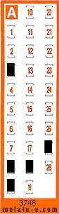 Volante ganador del sorteo 3748 de Chispazo