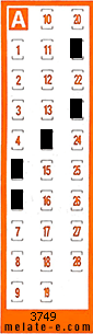 Volante ganador del sorteo 3749 de Chispazo