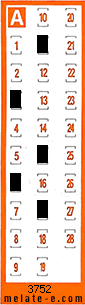 Volante ganador del sorteo 3752 de Chispazo