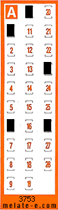 Volante ganador del sorteo 3753 de Chispazo