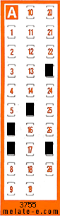 Volante ganador del sorteo 3755 de Chispazo