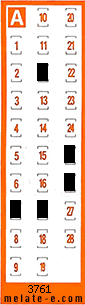 Volante ganador del sorteo 3761 de Chispazo