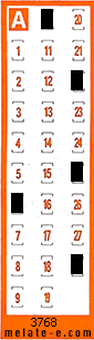 Volante ganador del sorteo 3768 de Chispazo