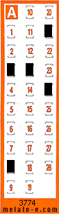 Volante ganador del sorteo 3774 de Chispazo