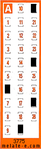 Volante ganador del sorteo 3775 de Chispazo