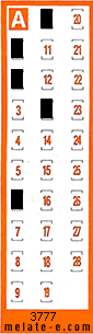 Volante ganador del sorteo 3777 de Chispazo