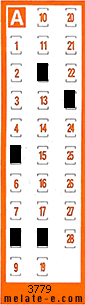 Volante ganador del sorteo 3779 de Chispazo