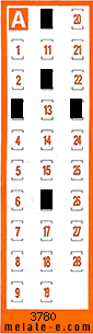 Volante ganador del sorteo 3780 de Chispazo