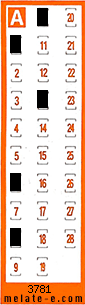 Volante ganador del sorteo 3781 de Chispazo