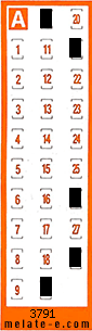 Volante ganador del sorteo 3791 de Chispazo