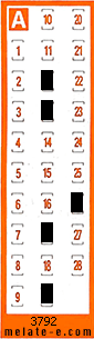 Volante ganador del sorteo 3792 de Chispazo