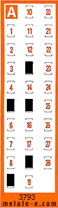 Volante ganador del sorteo 3793 de Chispazo