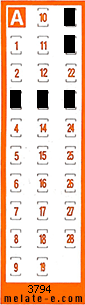 Volante ganador del sorteo 3794 de Chispazo