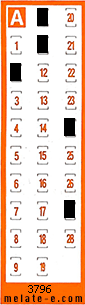 Volante ganador del sorteo 3796 de Chispazo